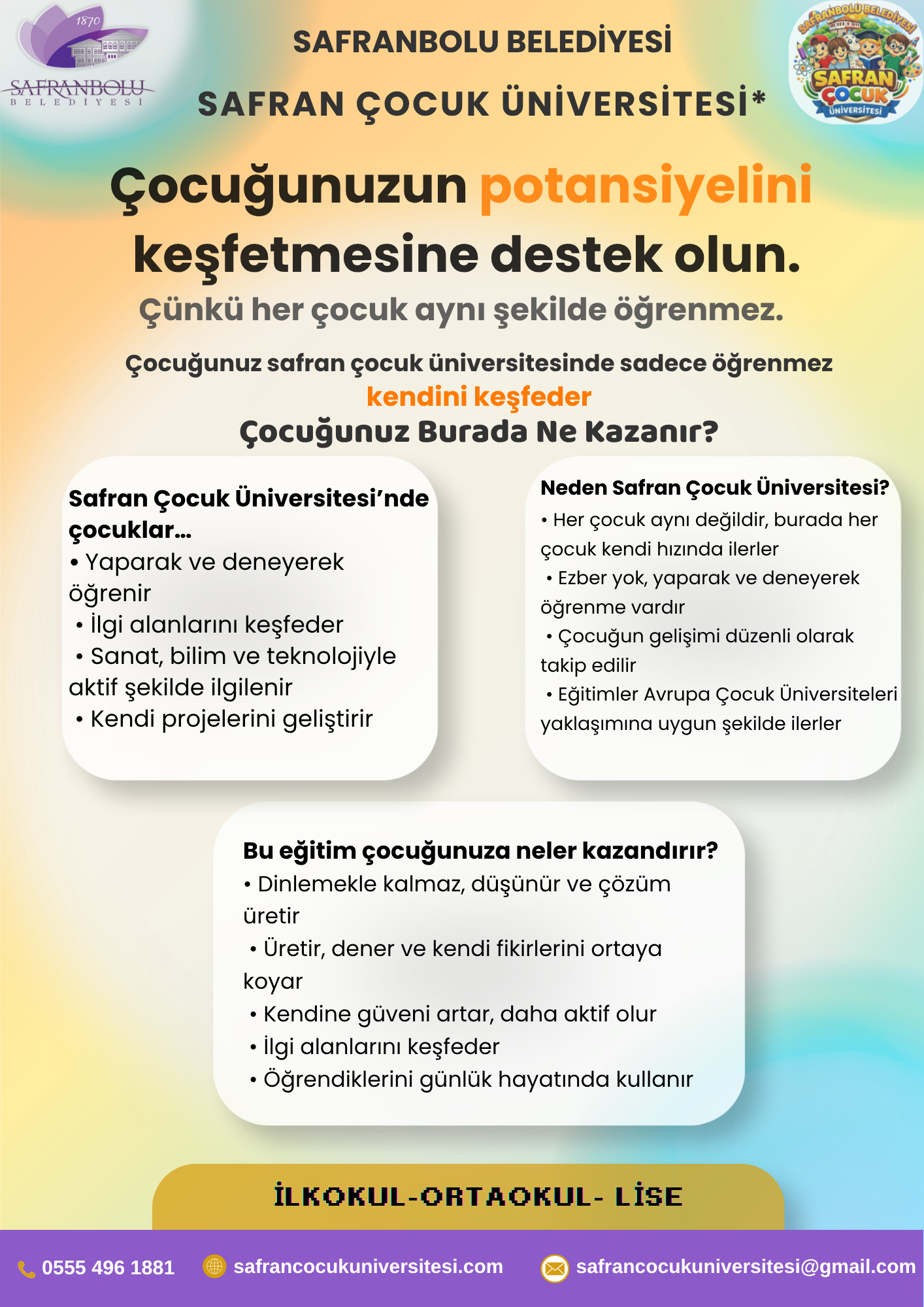Geleceği Tasarlayan Çocuklar 3D Tasarım Atölyesi afişi 2