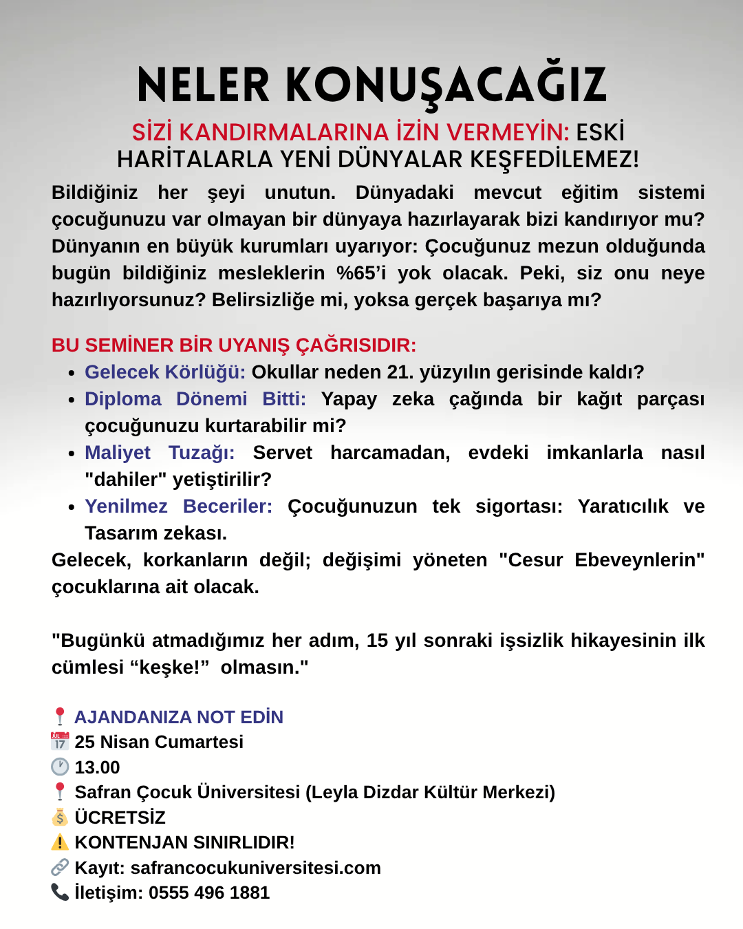 21. Yüzyılda Ebeveyn Olmak afişi 3